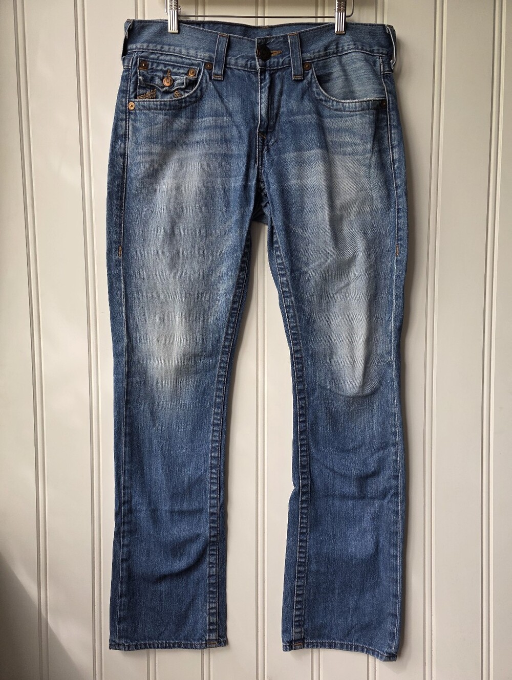 True Religion Straight Denim Jeans Mens Size 32X33